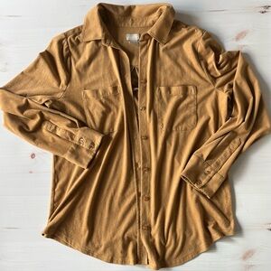 Chico's Everyday Faux-Suede
Button-Front Shirt